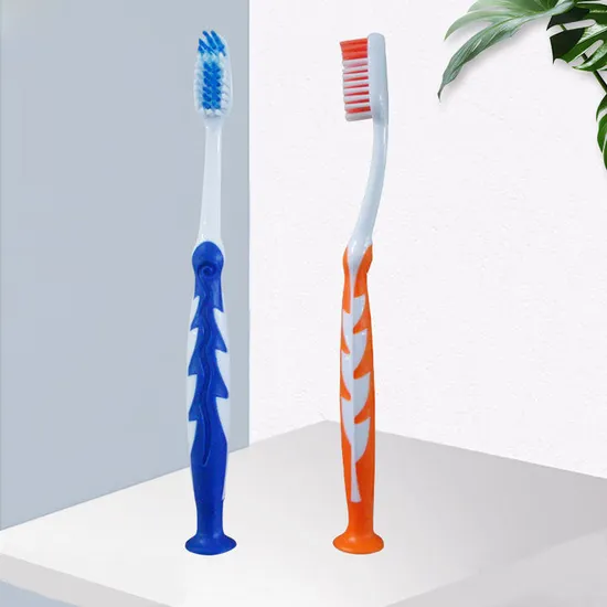 ISO Approved High Quality Cross Action Nylon Bristle Soft Medium Hard Adult Toothbrush