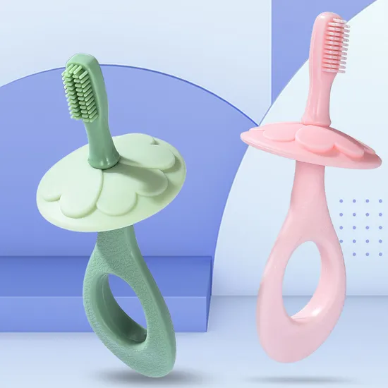 Baby Training Toothbrush Premium Quality Children′ S Silicone Toothbrush