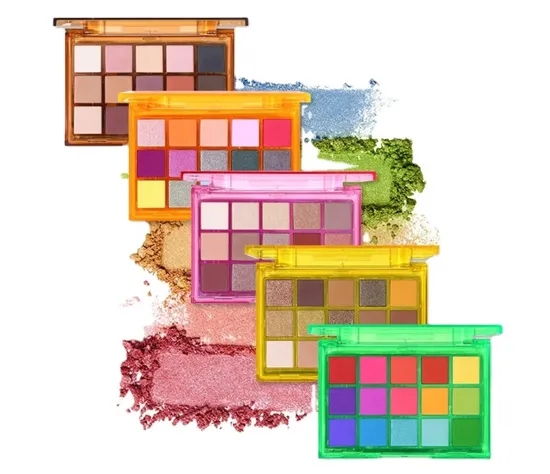 Private Logo ODM & OEM GMPC Color Makeup Eyeshadow Palette Nude Eyeshadow Glitter Matte Waterproof Sweat Proof Eyeshadow