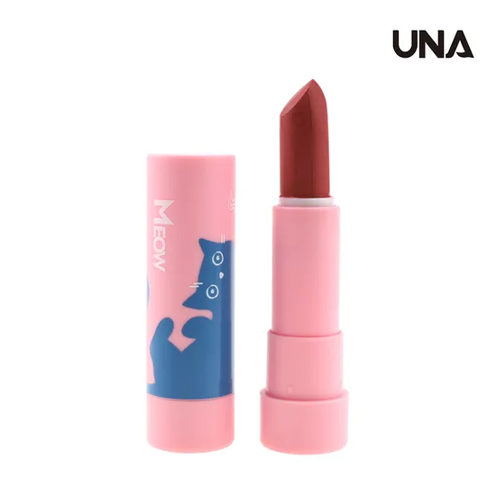 OEM ODM Lip Makeup Cosmetics Manufacturer Wholesale Cute Cat Hot Sale Colors Waterproof Matte Lipstick