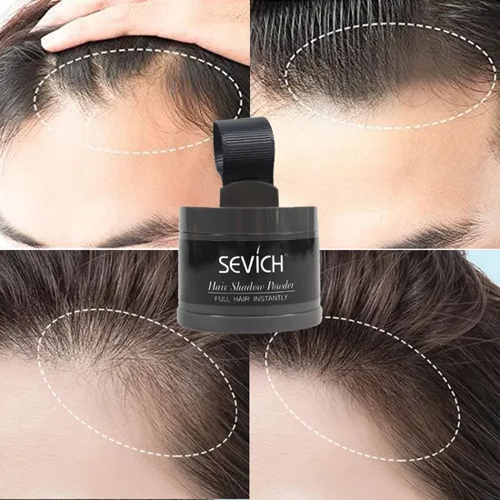 New Arrival Temporary Hair Root Touch up Hairline Shadow Powder for Women Natural