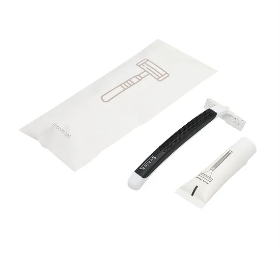 Eco-Friendly Disposable Razor with 2 Blades Recycling Material Straw Blade Shaving Razor