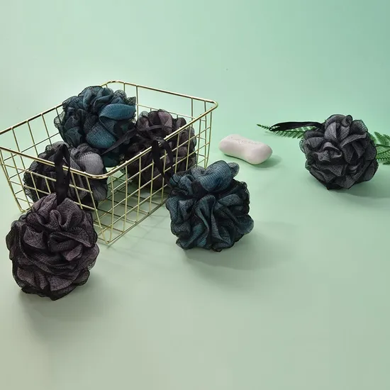 Luxury Double Layers Shower Loofahs Mesh Sponge Body Bath Scrubber