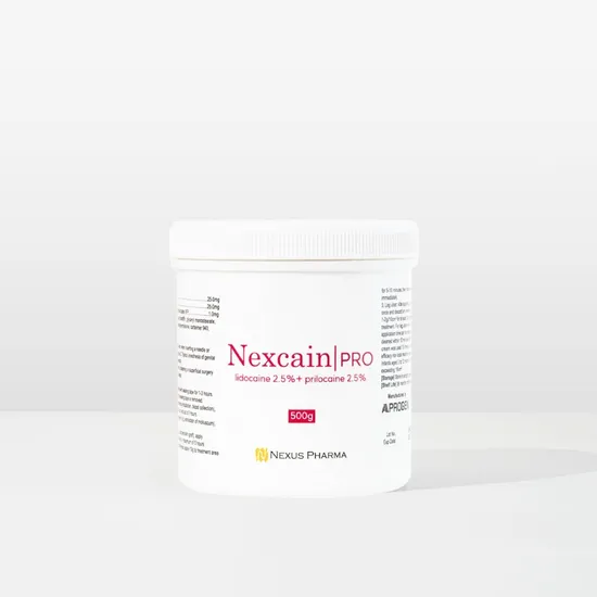 Best Price Nexcain PRO 500g Reducing Pain 15.6% Numbing Cream 500g
