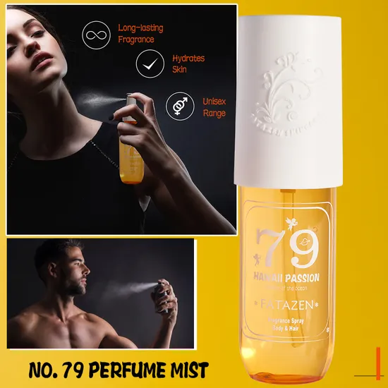 Wholesale No. 79 Perfume Mist Long-Lasting Fragrance Refreshing Antiperspirant Deodorant Body Spray