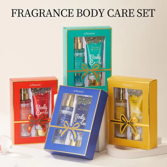 Charming Perfume Body Lotion & Body Mist Gift Set Fragrance Mist & Body Cream Perfect Birthday Gift Set for Luxury Body Care Christmas Body Lotion Mist Set