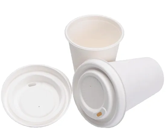 Disposable Biodegradable Sugarcane Bagasse 12oz Cup