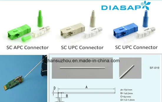 Disposables Industrial Cleanroom St/Sc Fiber Optic Cotton Swabs for HDD Cleaning
