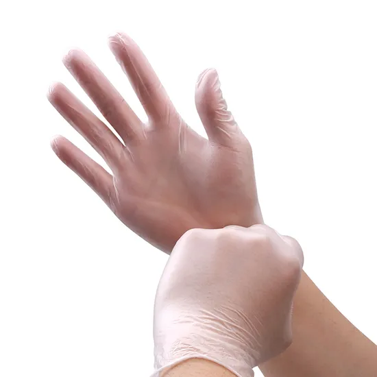 Clinical Hand Anti Bacterial Medical Exam Food Service Household Kitchen Powder Free Finger PVC Vinyl Disposable Gloves