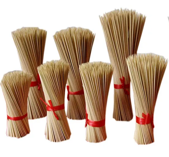 Food Grade BBQ Skewers Bamboo Skewers Barbecue Grill Sticks