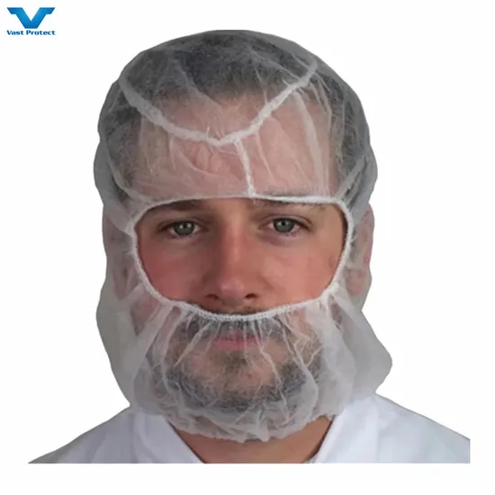 Disposable Protective Hood Head Cover Polypropylene Non-Woven PP Ninja Balaclava Astronaut Space Cap