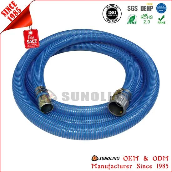 3inch Pump PVC Helix Flexible Suction Drain Pipe for Water