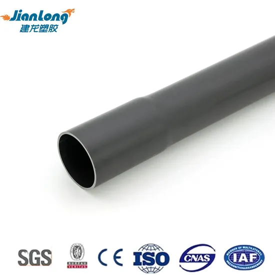Wholesale Sch40 Sch80 White Plumbing Plastic 1 Inch 2 Inch 8 Inch 12 Inch 18 Inch Water All Sizes PVC Pipe Flaring Socket End