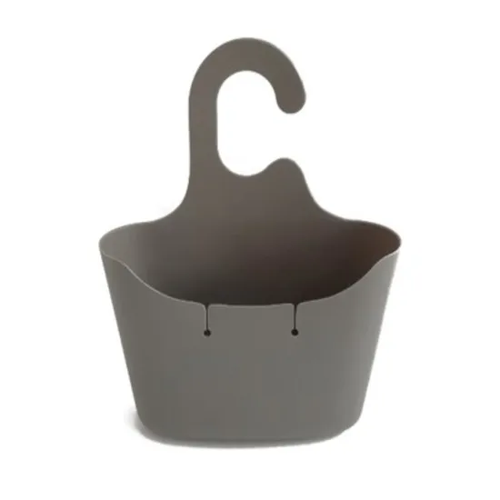 New PP Bathroom Storage Basket Hanging Shower Caddy Shelf with Hook S