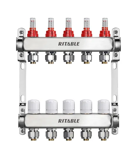 Modern Pex Pipe Manifold for House Water Thermostat Temperature Controller