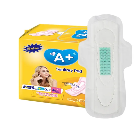 Fast Delivery Newest Popular Sanitary Pads Lady PE Film Soft Sanitary Napkin for Women Low MOQ Free Sample