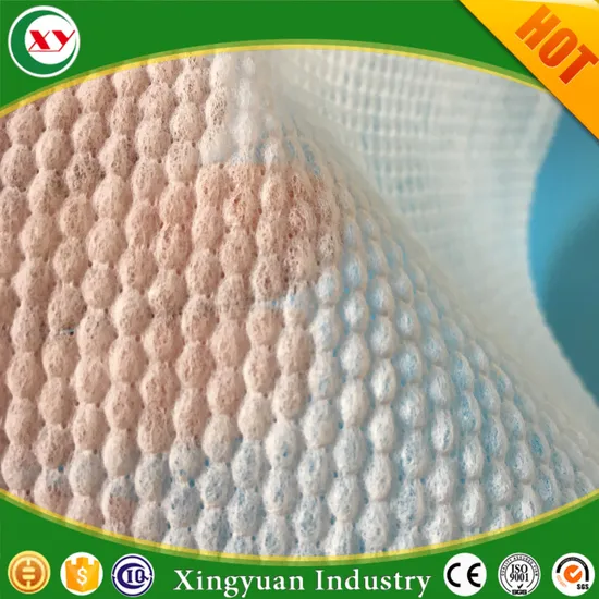 High Quality Embossed Nonwoven Spunbond /Hot Air Diaper/ Sanitary Pad Topsheet