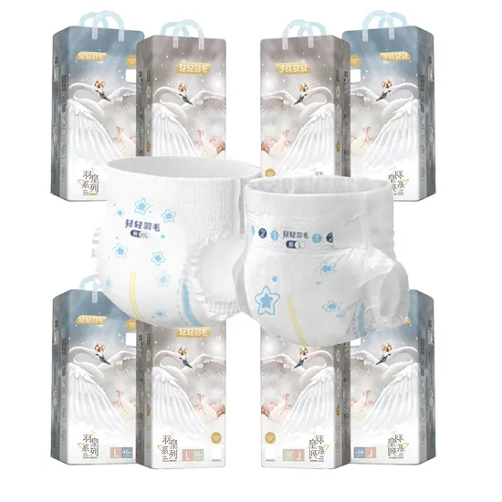 Hot Sell Cotton Soft Baby Diapers Super Absorption Baby Nappies High Quality Hypoallergenic Baby Night Diapers at Good Prices