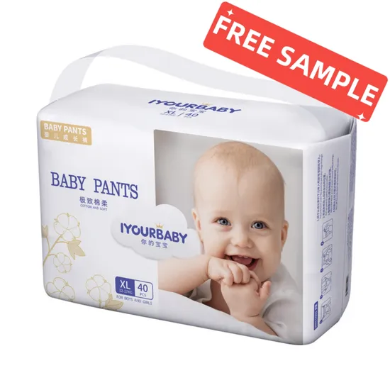 OEM&ODM Free Sample Tian Jiao Wholesale Disposable Baby Diaper Manufacturer