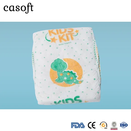 Free Samples Non Woven Fabric 3D Leak Prevention Channel Disposable Infant Nappy Baby Diaper