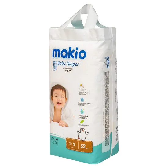#1 Quick-Dry Baby Diapers! 3D Air Cushion Core, 12h Leak-Free (FDA/CE Certified)