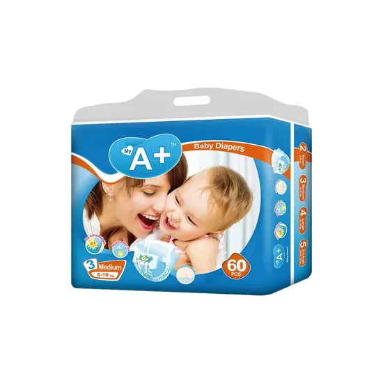 Free Sample Custom Diapers Wholesale Baby OEM Training Pant Disposable Baby Diaper Good Breathable Quality