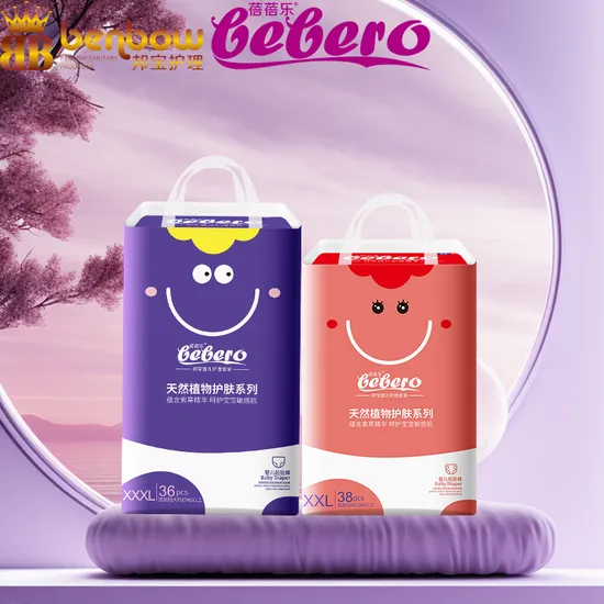Best Selling High Quality Bebero Comfrey Essence High Level S-XXXL Size Disposable Baby Todller Diaper/Pull-up Pant/Nappy