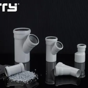 PVC (CPVC/ PP /PPR) Plastic Pipe Gasketed Push Drainage System Joint Fitting