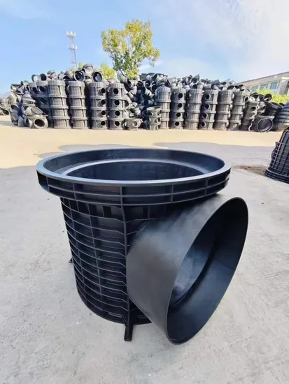 Plastic Inspection Well Drainage Inspection Chamber Black Underground Manhole