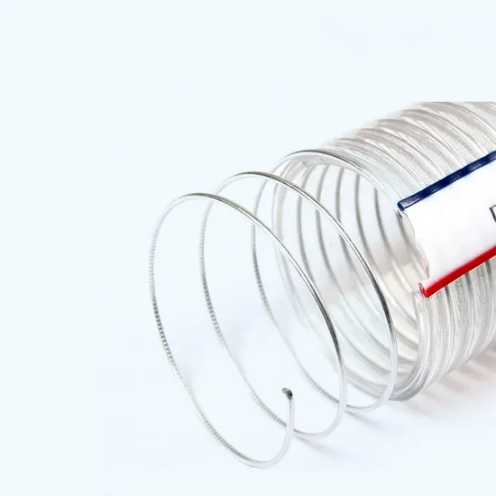 Anti-Static Good Flexibility PVC Steel Wire Reinforced Hose Pipe 1 to 4 Inch 4/5 Bar for Conveying Gas Liquid Mine Oil Suction Discharge