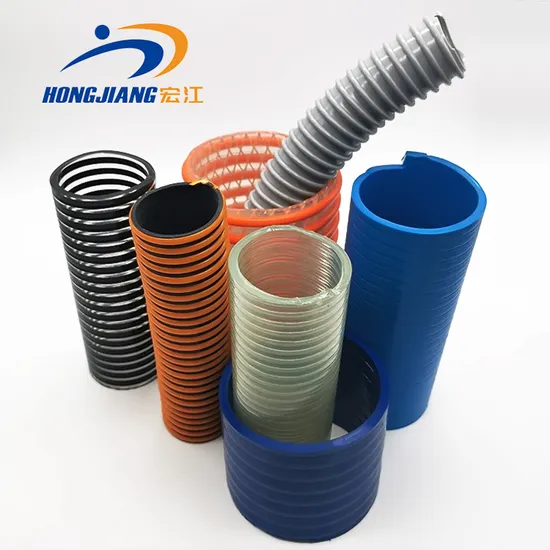 Flexible Corrugated Surface 4 Inch Flexible PVC Spiral Suction Hose