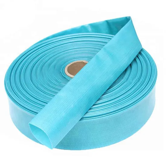 Manufacturer Colorful Industrial PVC Lay Flat Hose Pipe 1 2 3 4 6 8 10 12 16 18 Inch for Farming Backwash Drip Irrigation PVC Flat Soaker Hose