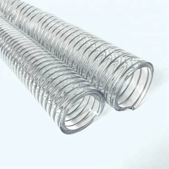 Transparent Flexible PVC Steel Wire Hose for Water Discharge 2 4 6 Inch