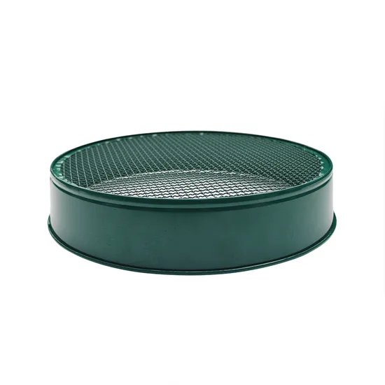 1/4" Metal Riddle Metal Garden Soil Mesh Sieve