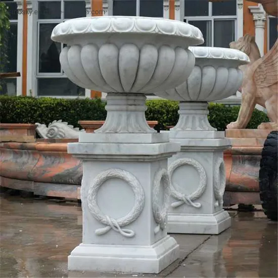 Made in China Garden Decoration Stone Carving Granite Flower Pot
