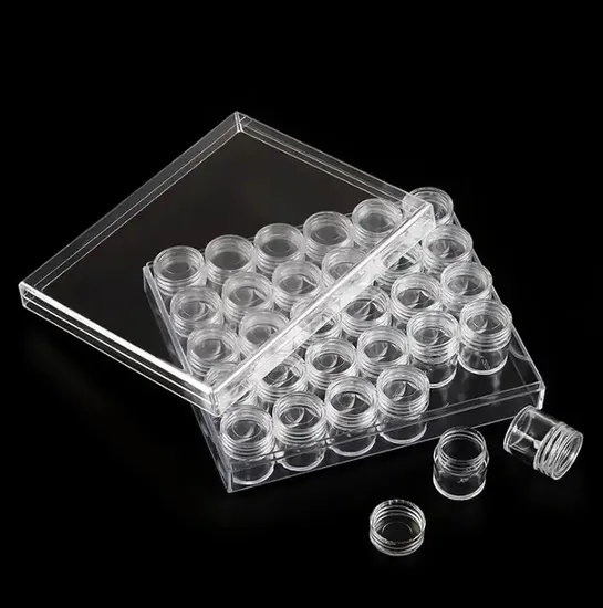 Bead Compartment Storage Box Bx017 Glitter Storage Box Bead Stackable Organizer