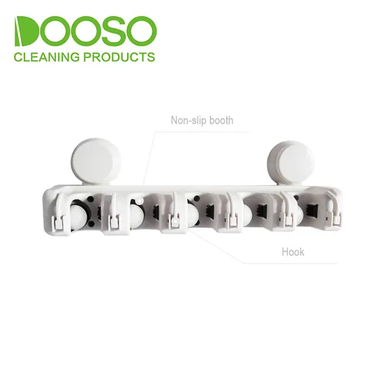 Holder Hook Mop Storage Wall Mount Broom Holder for Kitchen Bathroom