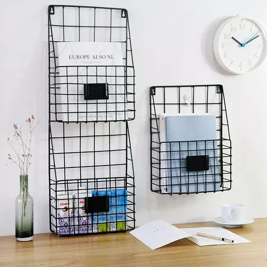 Kitchen Hanging Basket Small Hanging Basket Chopsticks Barrel Place Thing Frame Bathroom Dormitory Sundry Storage Basket