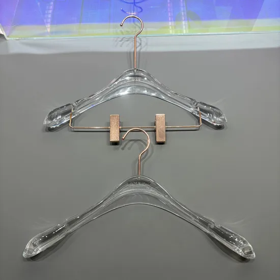 Factory Price Luxury Acrylic Hangers Custom Color Acrylic Hanger for Fashion Show
