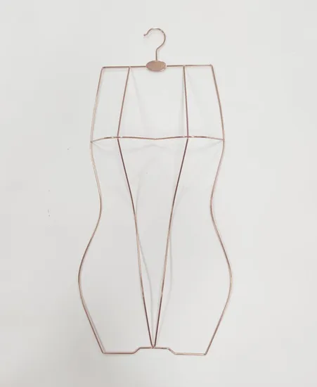 Rose Gold Silver Women Adult Size Metal Twistable Swimwear Swimsuit Bikini Hanger Rose Gold Silver Women Adult Size Metal Twistable Swimwear Swimsuit Bikini Hanger