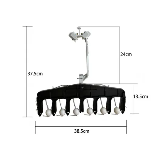 Factory Direct Sales Flow Hanger Non-Slip Display Pants Rack Shopping Mall Display Hanger