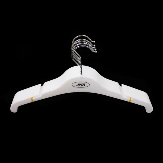 Custom Plastic Clothes Dress Coat Display Hangers for Garment Hotel
