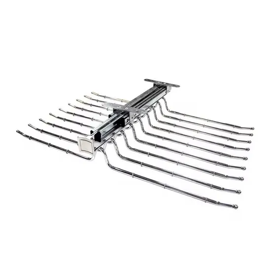 OEM Custom New Design Wardrobe Accessories Side Mounted Trouser Rack for Bedroom Collection
