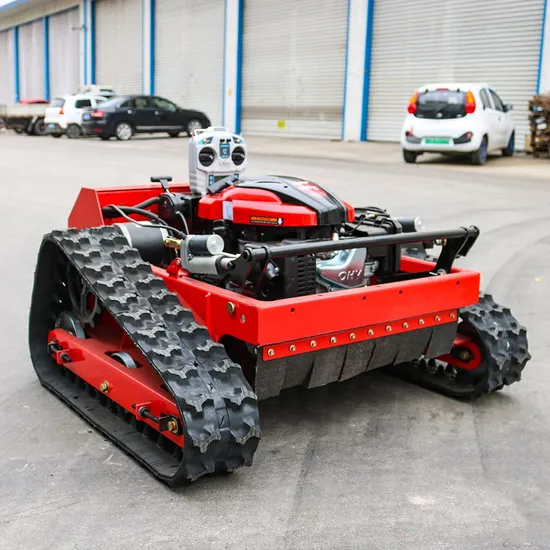 Hanyue Factory Price Crawler Remote Lawn Mower CE EPA Euro 5 Remote Control Lawn Mower for Sale