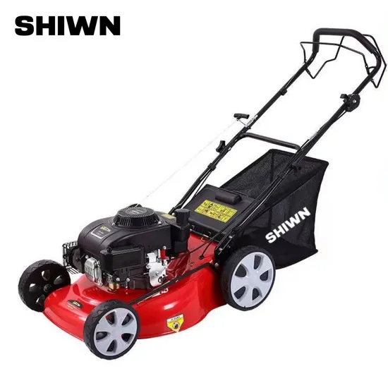 20 Inch Gasoline Hand Push Lawnmower Gas Powered Push Lawn Mower
