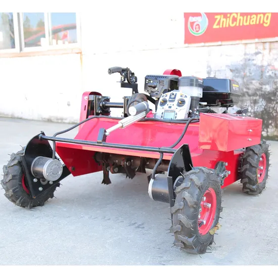 Factory Direct Sales of High-Quality Intelligent Wheel Mowers Multipurpose Slope Mower Intelligent Remote Control Lawn Mowing Robot