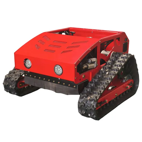 Agricultural Weeding Machine Self-Propelled Remote Control Small Crawler Gasoline Electric Lawn Mower