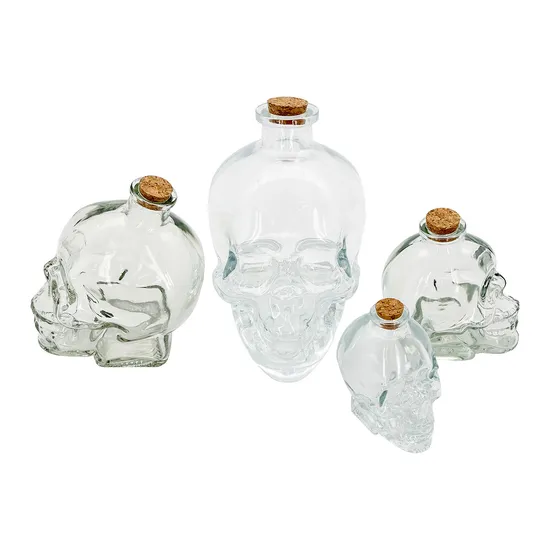 High Borosilicate Double Wall Design Glass Bottle Glass Wine Bottle