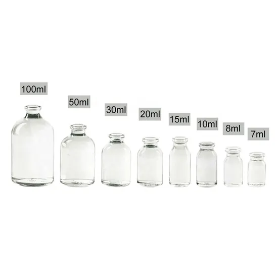 Ampoules Vial 100ml Medecine Glass Medical Bottle