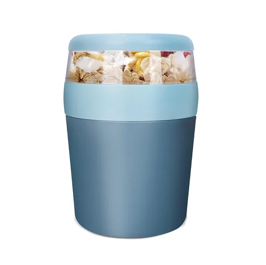 Food Jar with Spoon Yogurt Container Portable Container